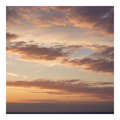 Sky background - Golden Hour with Scattered clouds (17)