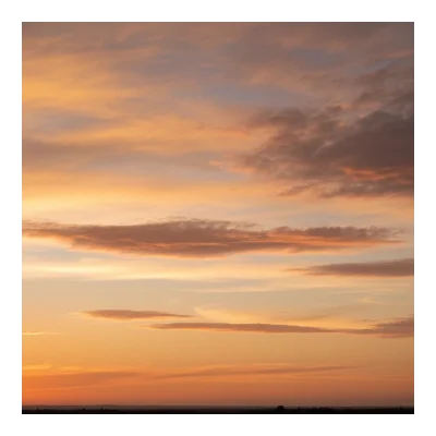 Sky background - Golden Hour with Scattered clouds (20)