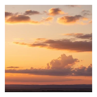 Sky background - Golden Hour with Scattered clouds (24)